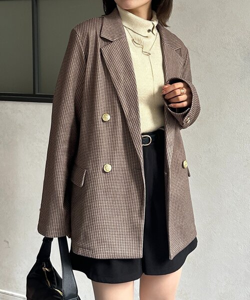 セール】GOLDボタンメルトンテーラードジャケット（テーラード