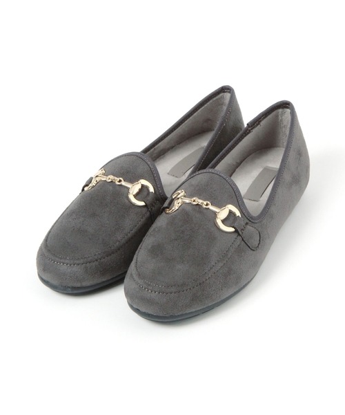 GLOBAL WORK（グローバルワーク）の「らくっション起毛ビットローファー/593267（ローファー・レディース・ダークブラウン/ブラック/ベージュ/チャコールグレー・SMALL/MEDIUM/LARGE）」の3枚目の写真