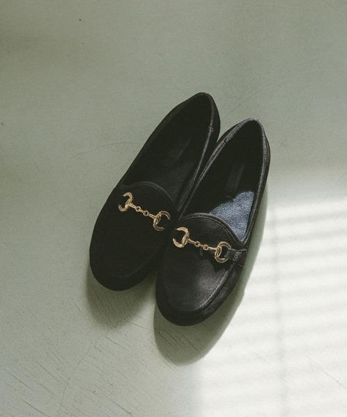 らくっション起毛ビットローファー/593267（ローファー）｜GLOBAL WORK