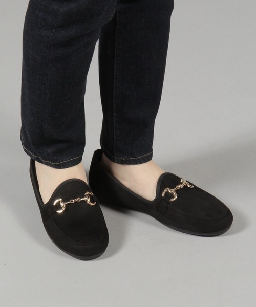 GLOBAL WORK（グローバルワーク）の「らくっション起毛ビットローファー/593267（ローファー・レディース・ダークブラウン/ブラック/ベージュ/チャコールグレー・SMALL/MEDIUM/LARGE）」の5枚目の写真