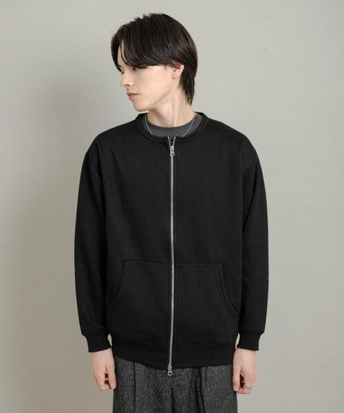 SENSE OF PLACE by URBAN RESEARCH（センスオブプレイスバイアーバンリサーチ）の「ウラキモウクルーネックジップスウェット（スウェット・メンズ・アイボリー/グレー/ブラック・MEDIUM/LARGE）」の12枚目の写真