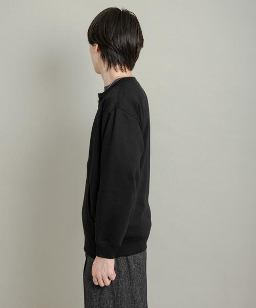 SENSE OF PLACE by URBAN RESEARCH（センスオブプレイスバイアーバンリサーチ）の「ウラキモウクルーネックジップスウェット（スウェット・メンズ・アイボリー/グレー/ブラック・MEDIUM/LARGE）」の13枚目の写真