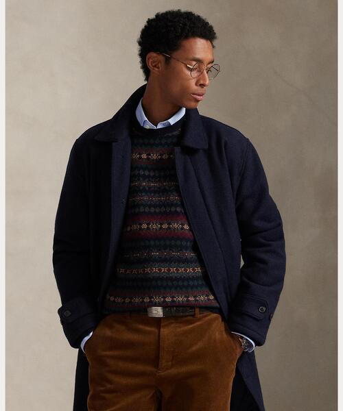 Langdon ウール ウォーキング コート（ステンカラーコート）｜POLO