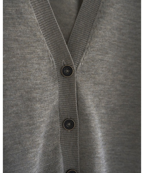 anuke（アンヌーク）の「Highgauge Sheer Cardigan（カーディガン/ボレロ・レディース・ブラウン/ピンク/グレイッシュベージュ・FREE）」の14枚目の写真