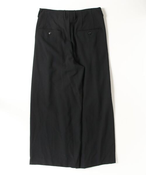 VOAAOV（ヴォアーブ）の「【VOAAOV】 BISHU OLD WOOL GABARDINE Tuck Wide Pants（スラックス・メンズ・ベージュ/ブラック/キャメル・0/1/2）」の12枚目の写真