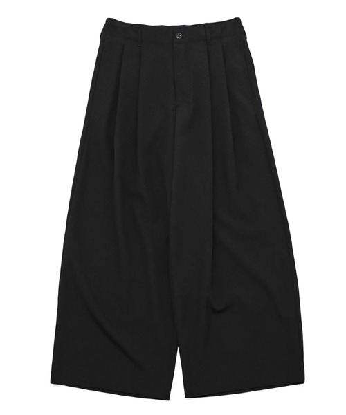 VOAAOV（ヴォアーブ）の「【VOAAOV】 BISHU OLD WOOL GABARDINE Tuck Wide Pants（スラックス・メンズ・ベージュ/ブラック/キャメル・0/1/2）」の13枚目の写真