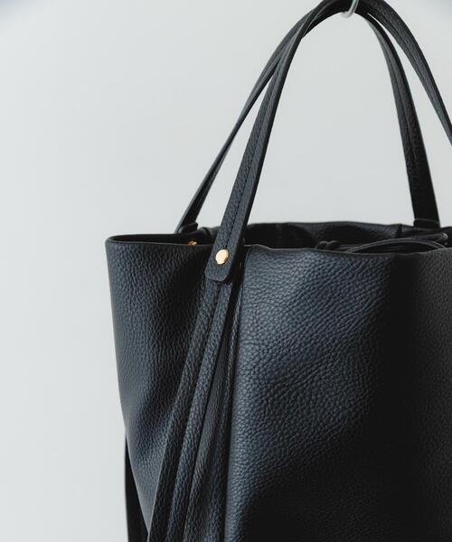 RODE SKO（ロデスコ）の「2WAYバケツバッグ（トートバッグ・レディース・ブラック/ブラウン・ONE）」の22枚目の写真