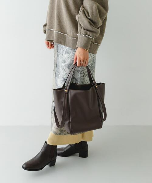 RODE SKO（ロデスコ）の「2WAYバケツバッグ（トートバッグ・レディース・ブラック/ブラウン・ONE）」の11枚目の写真