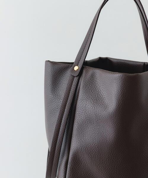 RODE SKO（ロデスコ）の「2WAYバケツバッグ（トートバッグ・レディース・ブラック/ブラウン・ONE）」の8枚目の写真