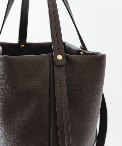 RODE SKO（ロデスコ）の「2WAYバケツバッグ（トートバッグ・レディース・ブラック/ブラウン・ONE）」の7枚目の写真