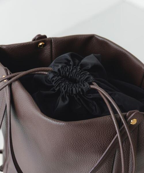 RODE SKO（ロデスコ）の「2WAYバケツバッグ（トートバッグ・レディース・ブラック/ブラウン・ONE）」の6枚目の写真