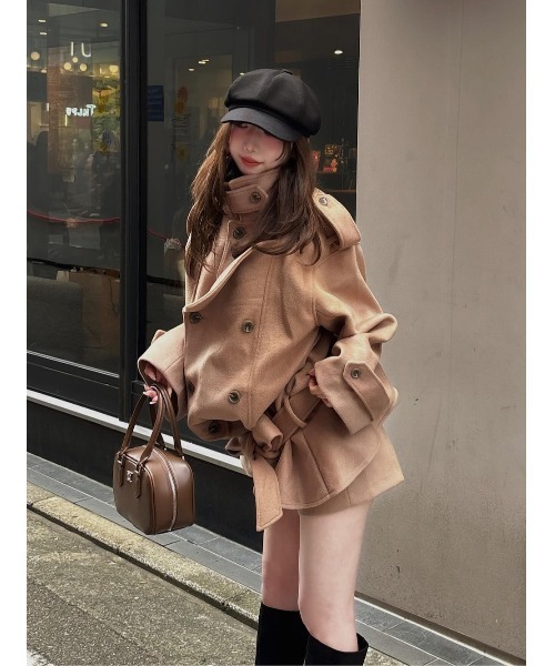 ドロップショルダージャケットコート（その他アウター）｜Darich