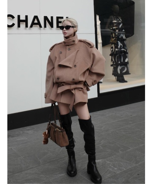 ドロップショルダージャケットコート（その他アウター）｜Darich