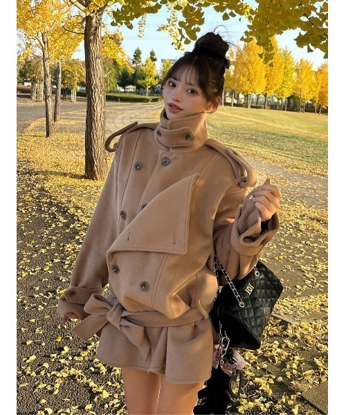 ドロップショルダージャケットコート（その他アウター）｜Darich