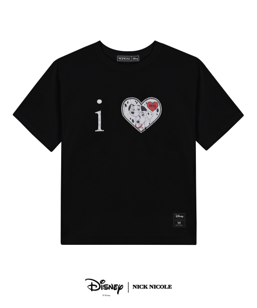 NICK&NICOLE(ニックアンドニコール)の「DISNEY i LOVE 101 DALMATIAN TOP_BLACK(Tシャツ/カットソー・レディース・その他・FREE)」の4枚目の写真