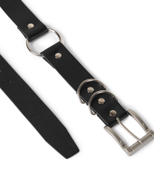 IUGAMAKARAS（イウガマカラス）の「O-Ring Square Buckle Belt (Black)（ベルト・レディース・その他・FREE）」の8枚目の写真