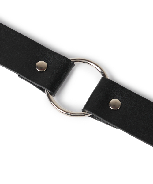IUGAMAKARAS（イウガマカラス）の「O-Ring Square Buckle Belt (Black)（ベルト・レディース・その他・FREE）」の10枚目の写真