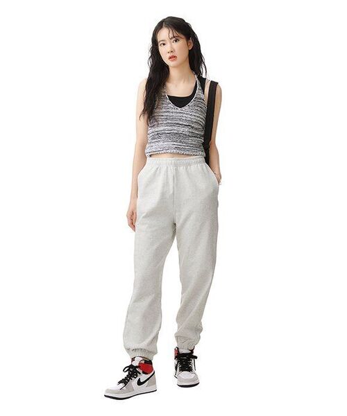 MUSINSA STANDARD WOMAN（ムシンサスタンダードウーマン）の「レディースリラックススウェットパンツ【オートミール】（スウェットパンツ・レディース・その他・X-SMALL/SMALL/MEDIUM/LARGE）」の10枚目の写真