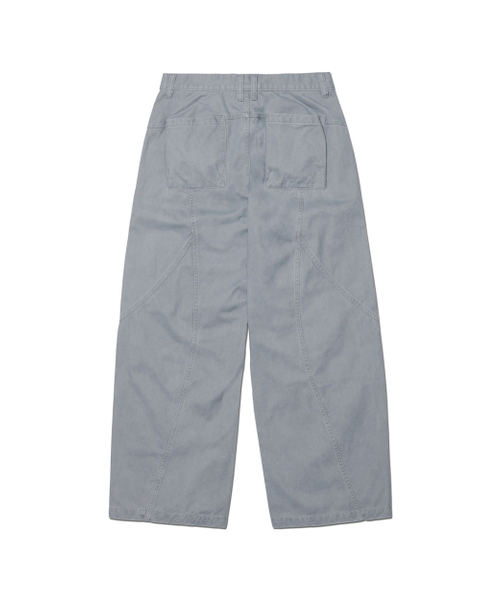 NOMANUAL(NOMANUAL)の「OVERSIZED V.C PANTS - WASHED GRAY(その他パンツ・レディース・その他・MEDIUM/LARGE/SMALL)」の2枚目の写真