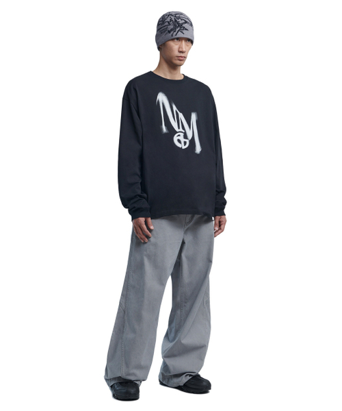 NOMANUAL(NOMANUAL)の「OVERSIZED V.C PANTS - WASHED GRAY(その他パンツ・レディース・その他・MEDIUM/LARGE/SMALL)」の3枚目の写真