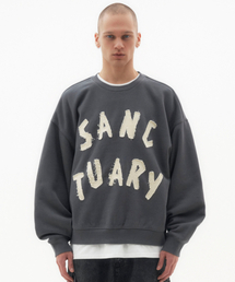 TAKEASY（テイクイージー）の「センクチュアリカットオフオーバースウェット（チャコール）（スウェット）」