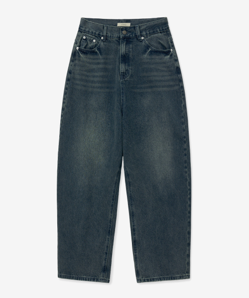 VTWO（ブイツー）の「ヴィンテージウォッシュワイドデニムパンツ (ブルー)（デニムパンツ・メンズ・その他・SMALL/MEDIUM/LARGE）」の3枚目の写真