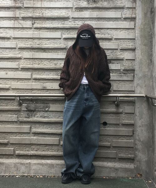 VTWO（ブイツー）の「ヴィンテージウォッシュワイドデニムパンツ (ブルー)（デニムパンツ・メンズ・その他・SMALL/MEDIUM/LARGE）」の17枚目の写真