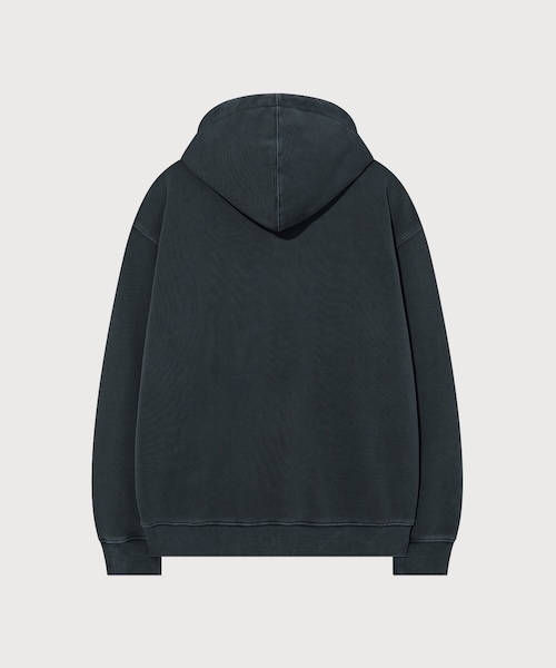 COVERNAT（カバーナット）の「PIGMENT ARCH LOGO HOODIE ZIP-UP（パーカー・メンズ・ブラウン/ネイビー/ライトパープル・X-LARGE/LARGE/MEDIUM/SMALL/XX-LARGE/X-SMALL）」の12枚目の写真