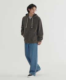 COVERNAT（カバーナット）の「PIGMENT ARCH LOGO HOODIE ZIP-UP（パーカー）」