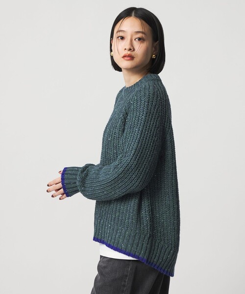 セール】アゼ ネップ バイカラー ハイネックニット ＜A DAY IN THE