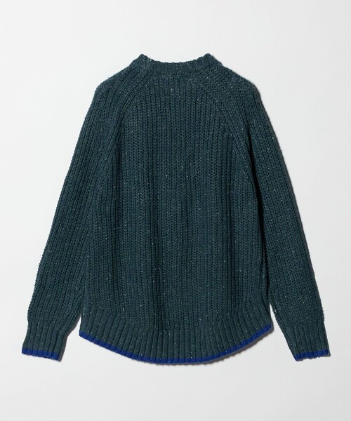 A DAY IN THE LIFE UNITED ARROWS（アデイインザライフユナイテッドアローズ）の「アゼ ネップ バイカラー ハイネックニット ＜A DAY IN THE LIFE＞（ニット/セーター・レディース・ダークグリーン/オフホワイト/ベージュ/ライトグレー・FREE）」の21枚目の写真