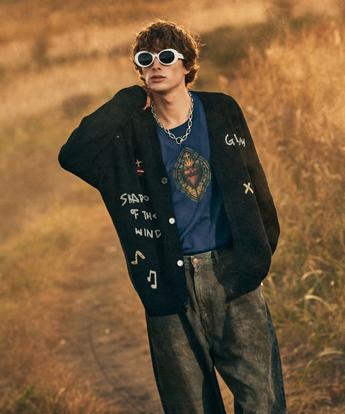 glamb(グラム)の「Stained Glass T-Shirt II / ステンドグラスTシャツⅡ(Tシャツ/カットソー・メンズ・ホワイト/ブラック/ブルー・S/M/L)」の19枚目の写真