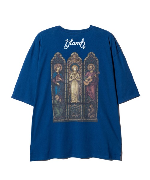 glamb(グラム)の「Stained Glass T-Shirt II / ステンドグラスTシャツⅡ(Tシャツ/カットソー・メンズ・ホワイト/ブラック/ブルー・S/M/L)」の9枚目の写真