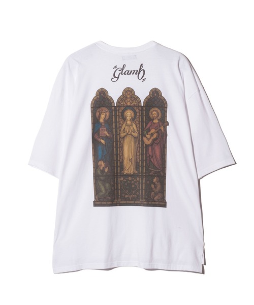 glamb(グラム)の「Stained Glass T-Shirt II / ステンドグラスTシャツⅡ(Tシャツ/カットソー・メンズ・ホワイト/ブラック/ブルー・S/M/L)」の7枚目の写真