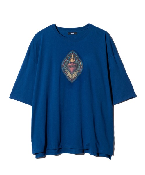 glamb(グラム)の「Stained Glass T-Shirt II / ステンドグラスTシャツⅡ(Tシャツ/カットソー・メンズ・ホワイト/ブラック/ブルー・S/M/L)」の6枚目の写真