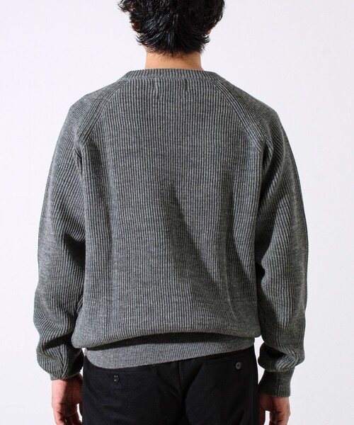 Vincent et Mireille（バンソンエミレイユ）の「【Vincent et Mireille】Rib CLASSIC CREWNECK（ニット/セーター・メンズ・ネイビー/ブラック/グレー・40/42）」の8枚目の写真