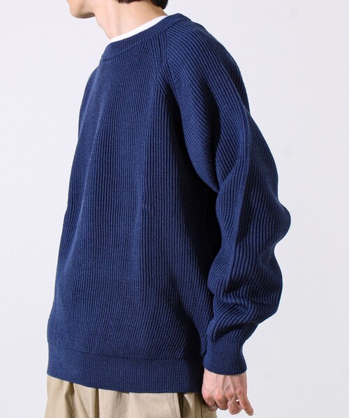 Vincent et Mireille（バンソンエミレイユ）の「【Vincent et Mireille】Rib CLASSIC CREWNECK（ニット/セーター・メンズ・ネイビー/ブラック/グレー・40/42）」の19枚目の写真