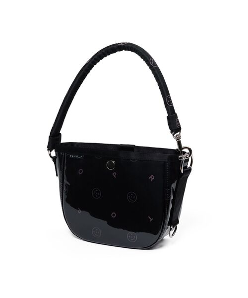 PORTER（ポーター）の「グロス ラウンドバッグ ミニ（ハンドバッグ・メンズ・ターコイズブルー系/ピンク・FREE）」の5枚目の写真