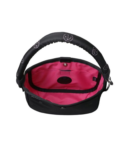 PORTER（ポーター）の「グロス ラウンドバッグ ミニ（ハンドバッグ・メンズ・ターコイズブルー系/ピンク・FREE）」の6枚目の写真