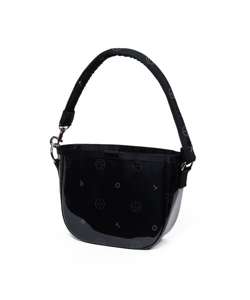 PORTER（ポーター）の「グロス ラウンドバッグ ミニ（ハンドバッグ・メンズ・ターコイズブルー系/ピンク・FREE）」の7枚目の写真