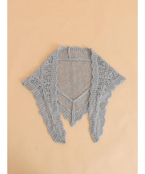 ehka sopo（エヘカソポ）の「ニットストール（ストール/ショール・レディース・キャメル/キナリ/グレー・F）」の22枚目の写真