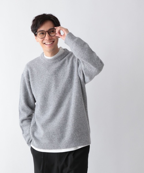 GLOBAL WORK(グローバルワーク)の「トクトク2SETニットプルオーバー&モックネックTシャツ/581152(ニット/セーター・メンズ・オレンジ/ブルー/ブラウン/ライトグレー・SMALL/MEDIUM/LARGE/X-LARGE)」の20枚目の写真