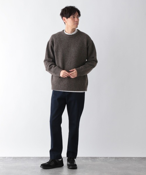 GLOBAL WORK(グローバルワーク)の「トクトク2SETニットプルオーバー&モックネックTシャツ/581152(ニット/セーター・メンズ・オレンジ/ブルー/ブラウン/ライトグレー・SMALL/MEDIUM/LARGE/X-LARGE)」の22枚目の写真