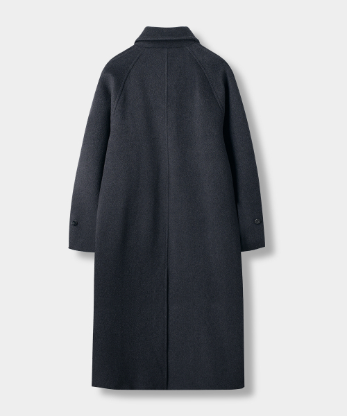 DIMITRI BLACK（ディミトリブラック）の「エッセンシャルカシミヤバルマカンコート_チャコール（チェスターコート・レディース・その他・MEDIUM/LARGE/X-LARGE）」の2枚目の写真