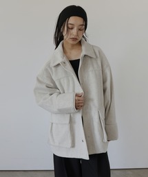 hellam（へラム）の「モッサミドルカバーオール（テーラードジャケット・レディース）」