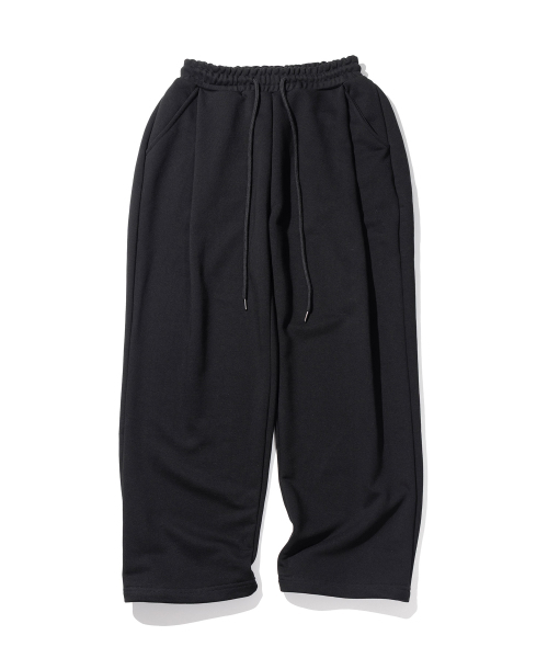 MASSNOUN(マスノウン)の「アンメジャードロゴツーピンタックスウェットパンツMFITP001-BK(スウェットパンツ・レディース・その他・MEDIUM/LARGE/X-LARGE)」の3枚目の写真