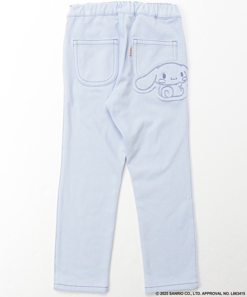 HAKKA KIDS（ハッカキッズ）の「【ハッカキッズ×サンリオキャラクターズ】ストレッチカットツイルスリムパンツ（その他パンツ・キッズ・ブラック/サックスブルー/ベージュ/ピンク・100cm/110cm/120cm/130cm）」の4枚目の写真
