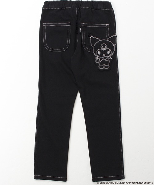 HAKKA KIDS（ハッカキッズ）の「【ハッカキッズ×サンリオキャラクターズ】ストレッチカットツイルスリムパンツ（その他パンツ・キッズ・ブラック/サックスブルー/ベージュ/ピンク・100cm/110cm/120cm/130cm）」の2枚目の写真