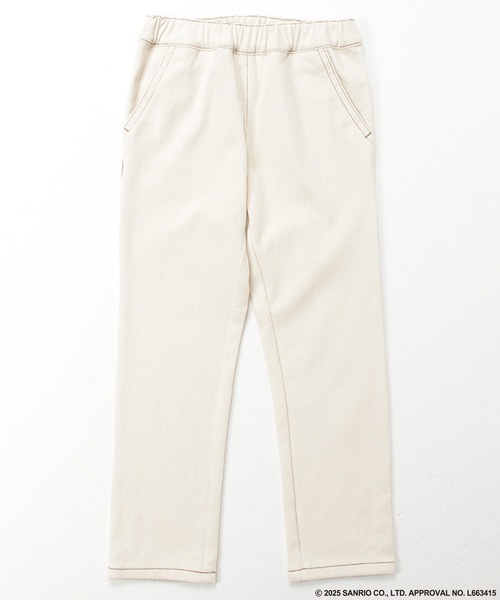 HAKKA KIDS（ハッカキッズ）の「【ハッカキッズ×サンリオキャラクターズ】ストレッチカットツイルスリムパンツ（その他パンツ・キッズ・ブラック/サックスブルー/ベージュ/ピンク・100cm/110cm/120cm/130cm）」の9枚目の写真