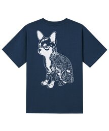 KTN0087 チカノドッグ 半袖Tシャツ - ネイビー